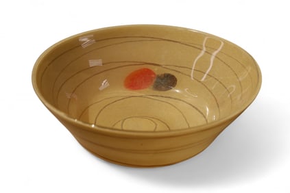 LARGE ART GLASS BOWL