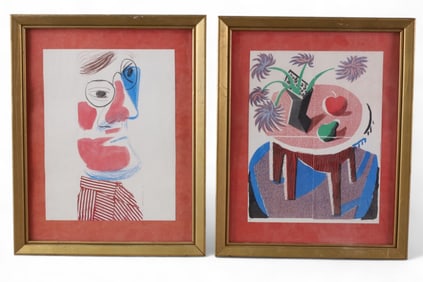 2 DAVID HOCKNEY PRINTS