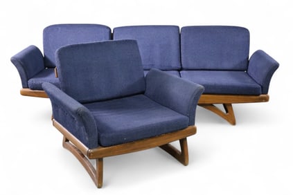 ADRIAN PEARSALL STYLE SOFA & CHAIR