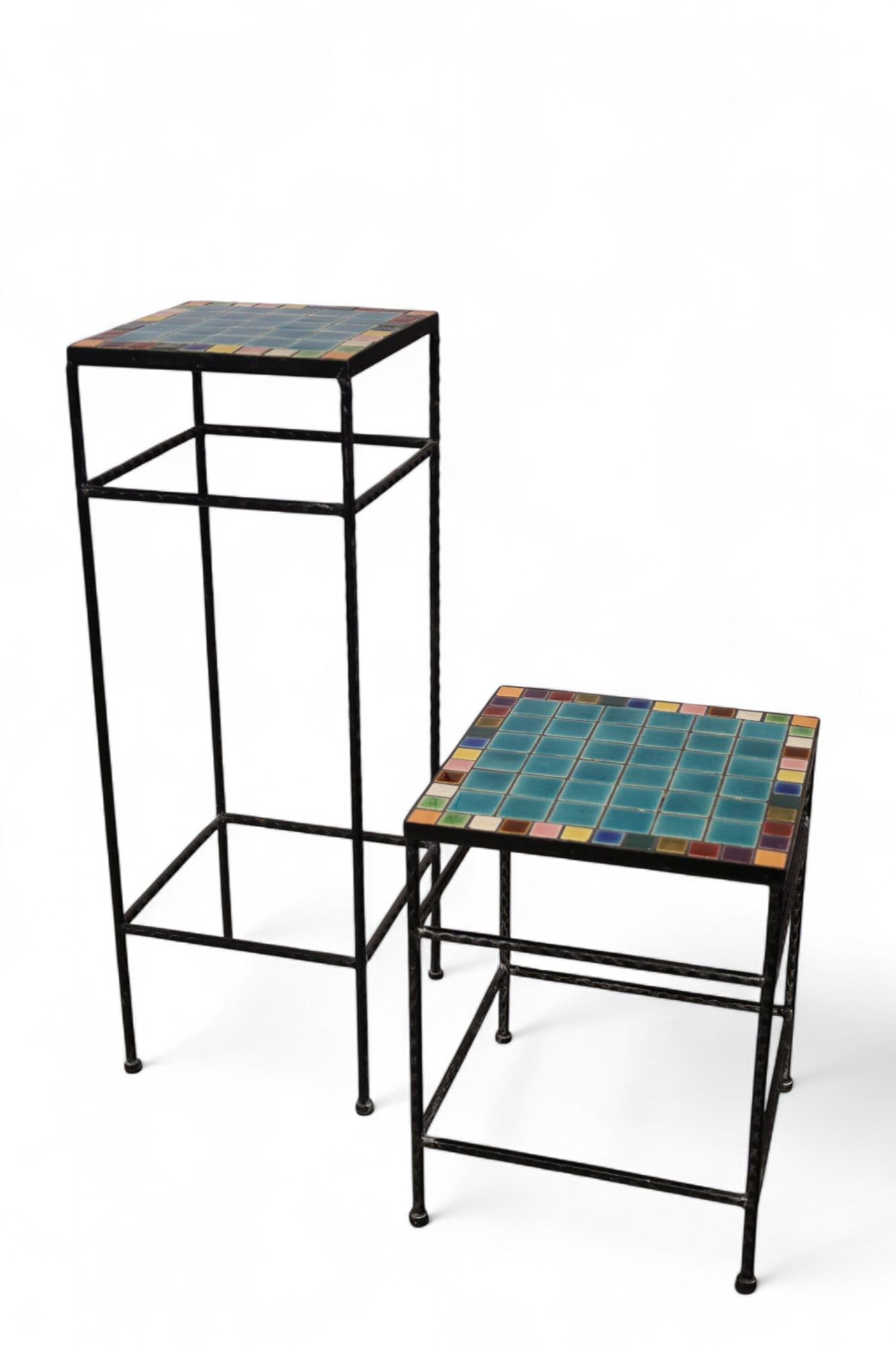 2 PC. TILE TOP TABLE SET (1 of 2)
