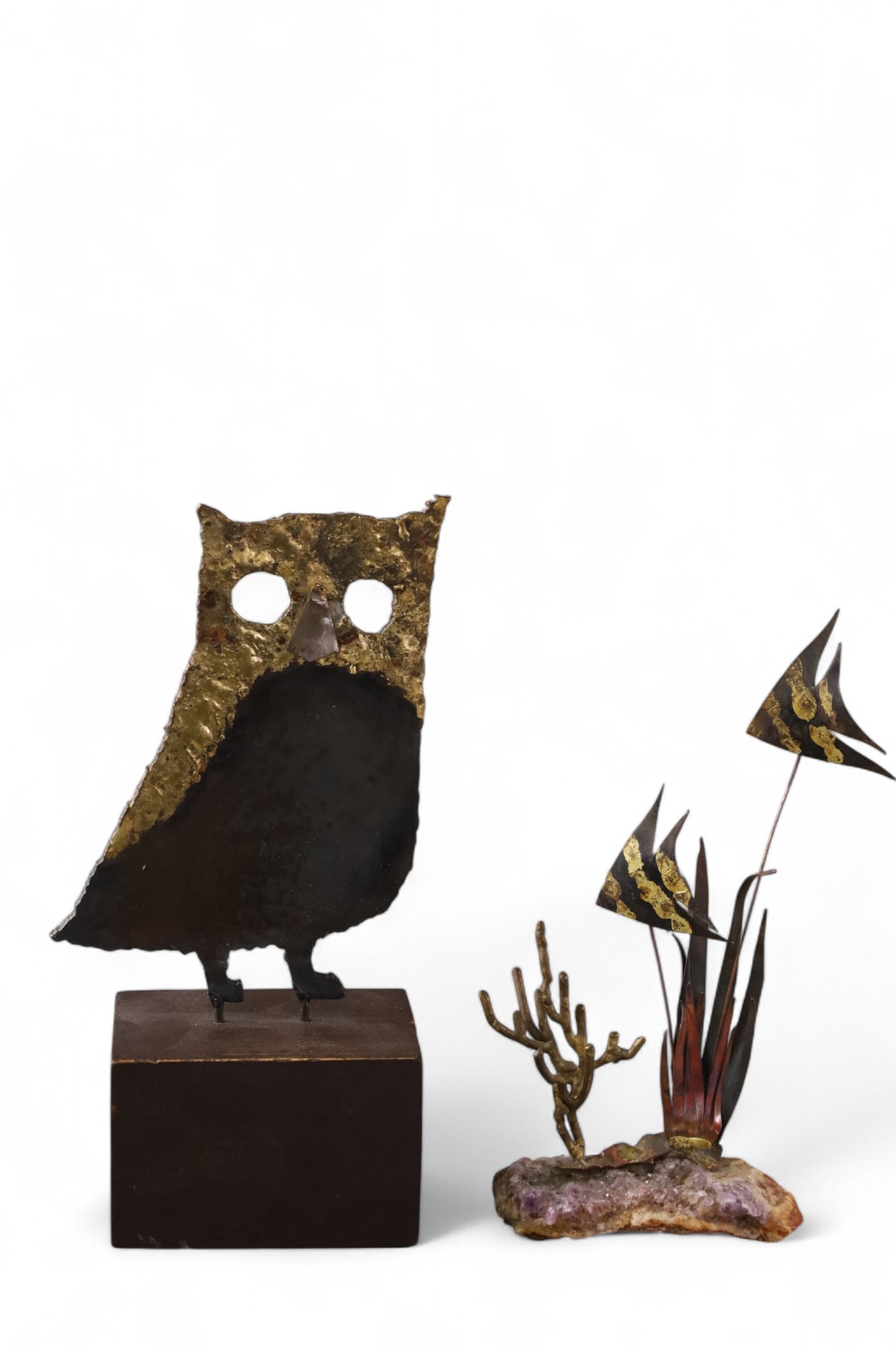 2 SMALL TORCH CUT SCULPTURES (1 of 3)