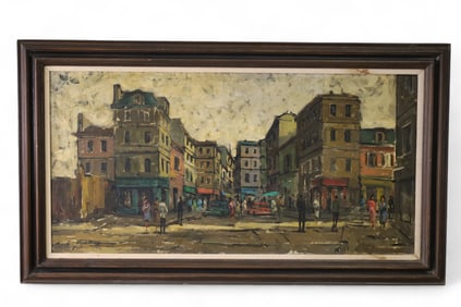 PARIS STREET SCENE PAINTING