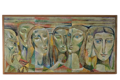 LEON DUSSO OIL PAINTING