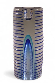 ART GLASS CANDLEHOLDER OR VASE