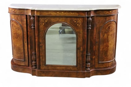 VICTORIAN MARBLE TOP CONSOLE