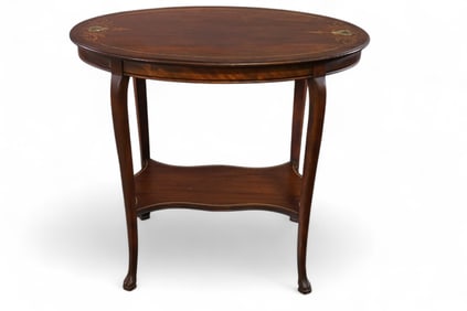 INLAID LAMP TABLE