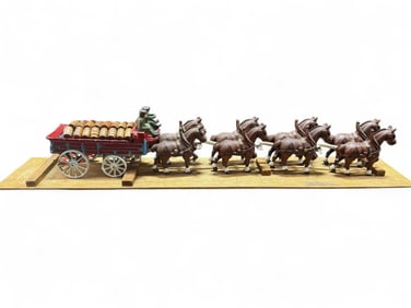 CAST IRON BEER WAGON