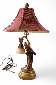 VINTAGE PARROT LAMP