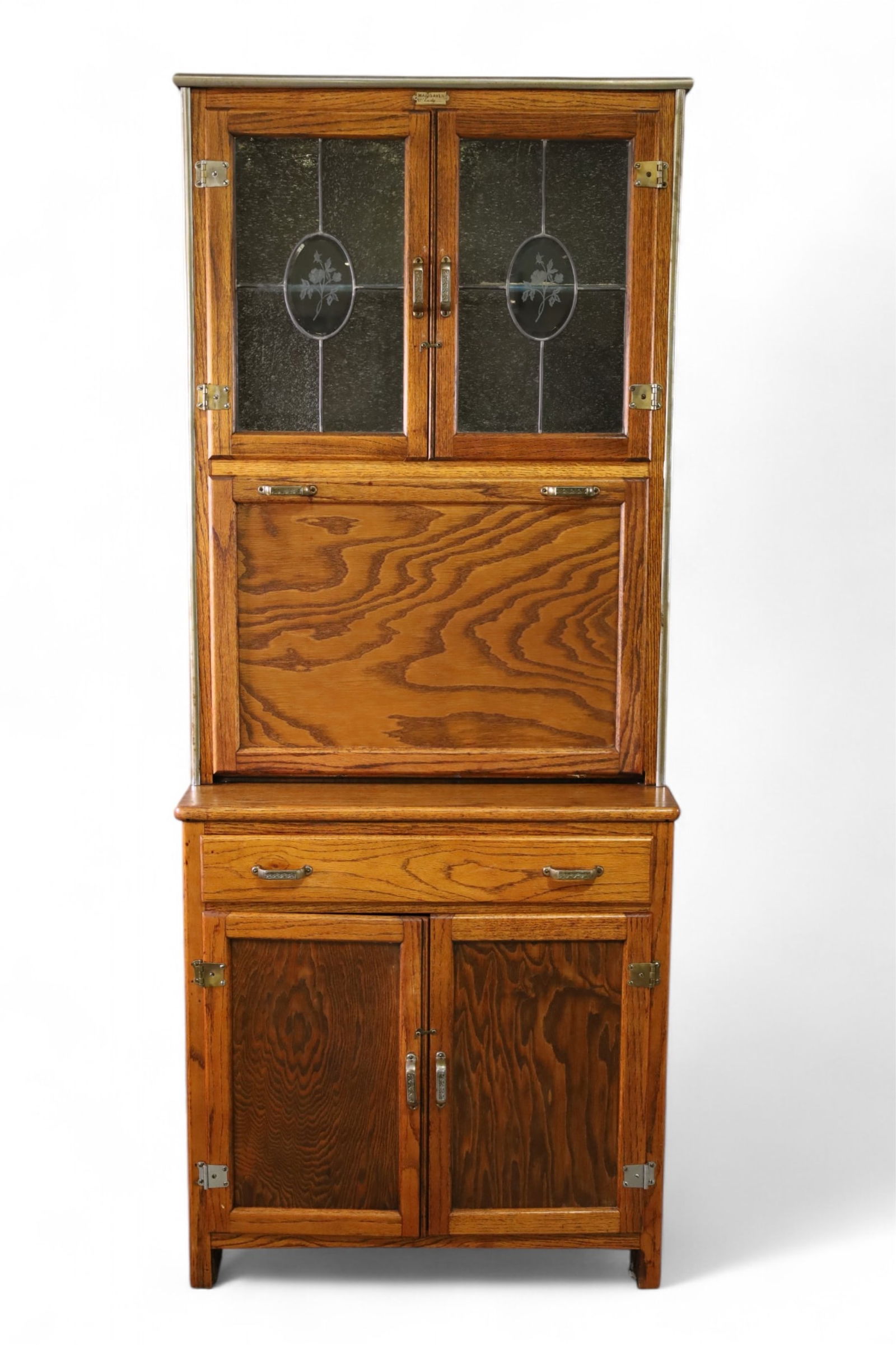 OAK HOOSIER CABINET (1 of 3)