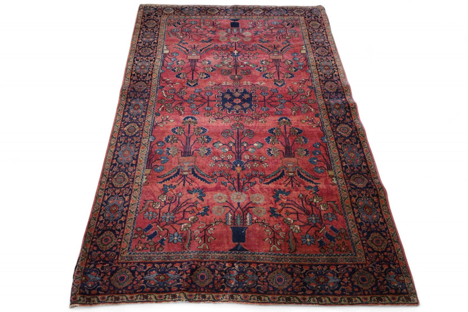 APPROX 6' 6" x 4' 3" HANDMADE WOOL RUG (1 of 4)