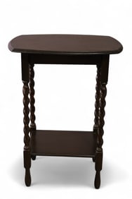 OAK BARLEY TWIST TABLE