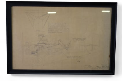 DOUGLAS AIRPLANE BLUEPRINT