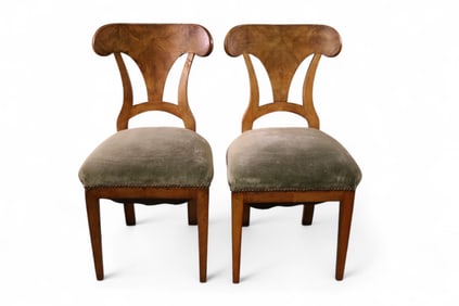 PAIR OF 1800'S BEIDERMEIER CHAIRS