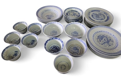 CHINESE RICE EYE PORCELAIN