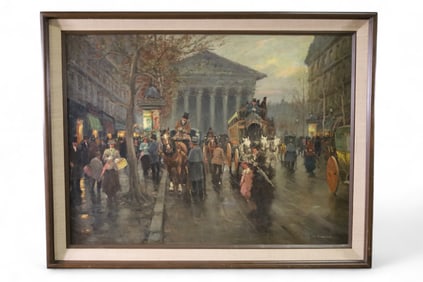 C.H. VIGNON OIL PAINTING