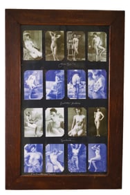 REPRODUCTION FRAMED NUDE POSTCARDS