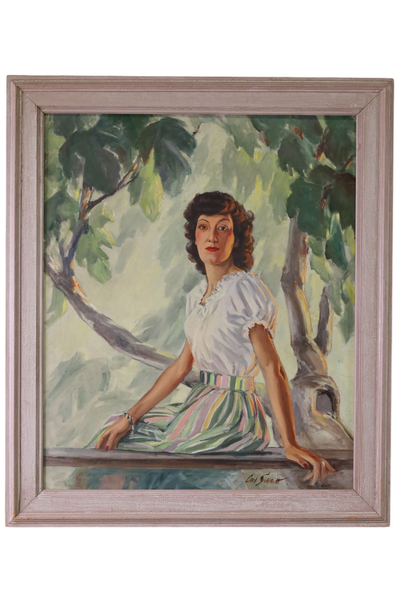 CARL SCHMIDT PORTRAIT PAINTING (1 of 5)