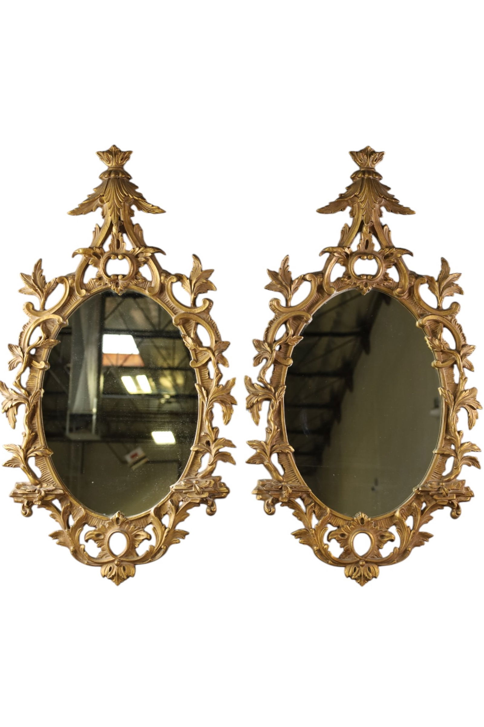 PAIR OF WALL MIRRORS (1 of 3)