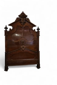 LARGE VICTORIAN BED (AS IS)
