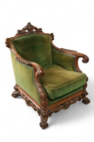 LARGE 1920'S PARLOR CHAIR