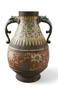 CHAMPLEVE VASE