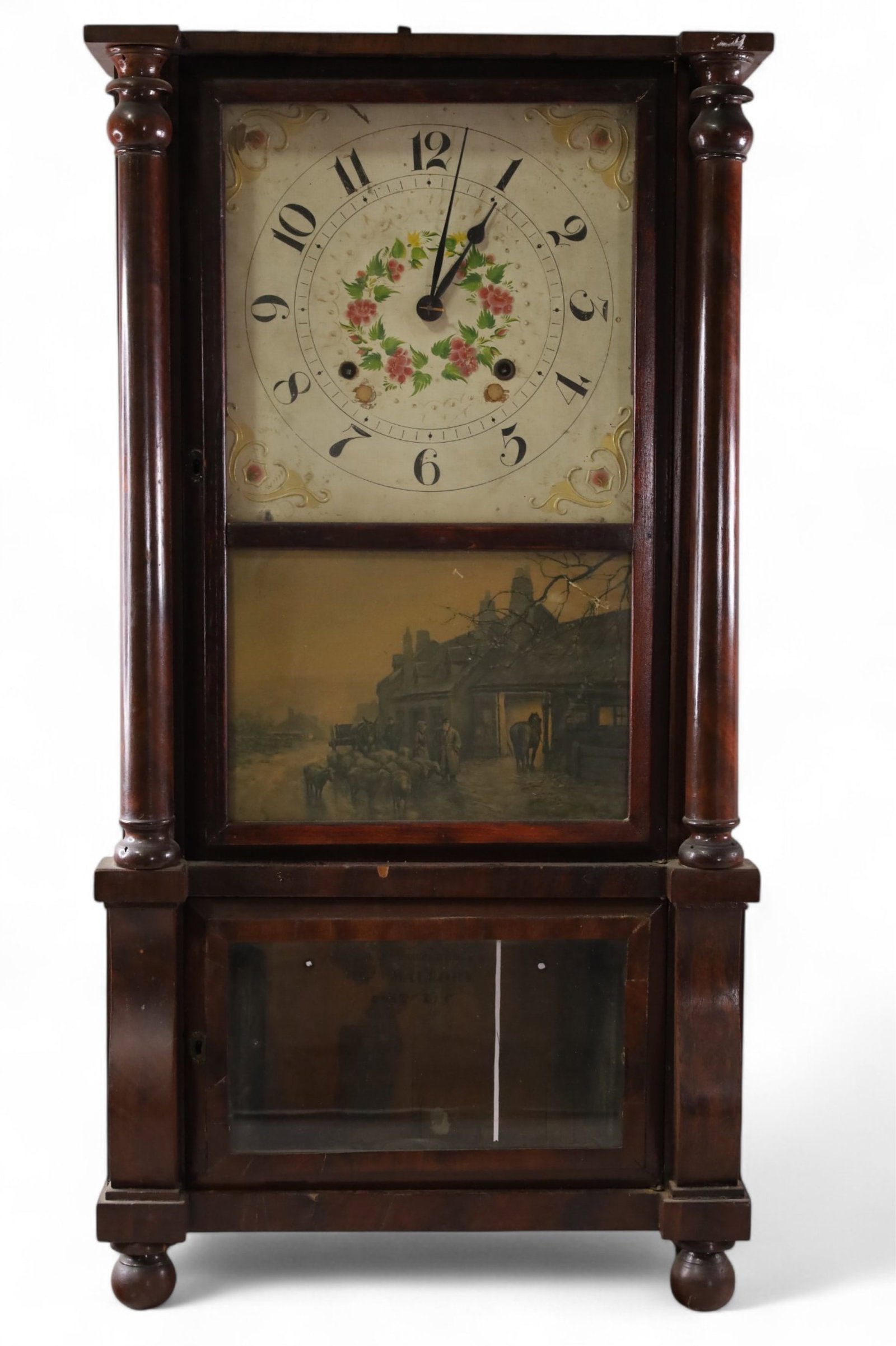 VICTORIAN OGEE CLOCK (1 of 3)