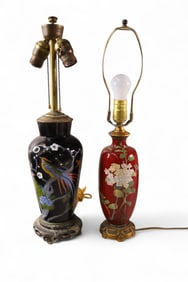 2 CHINESE TABLE LAMPS