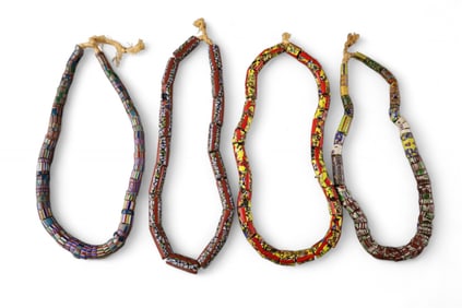 4 NATIVE AMERICAN TRADE BEADS