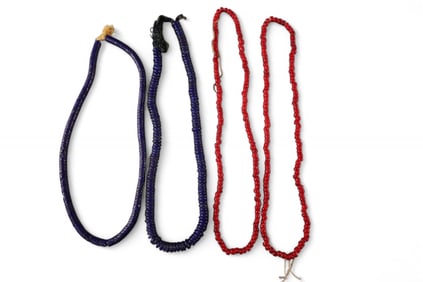 4 NATIVE AMERICAN TRADE BEADS