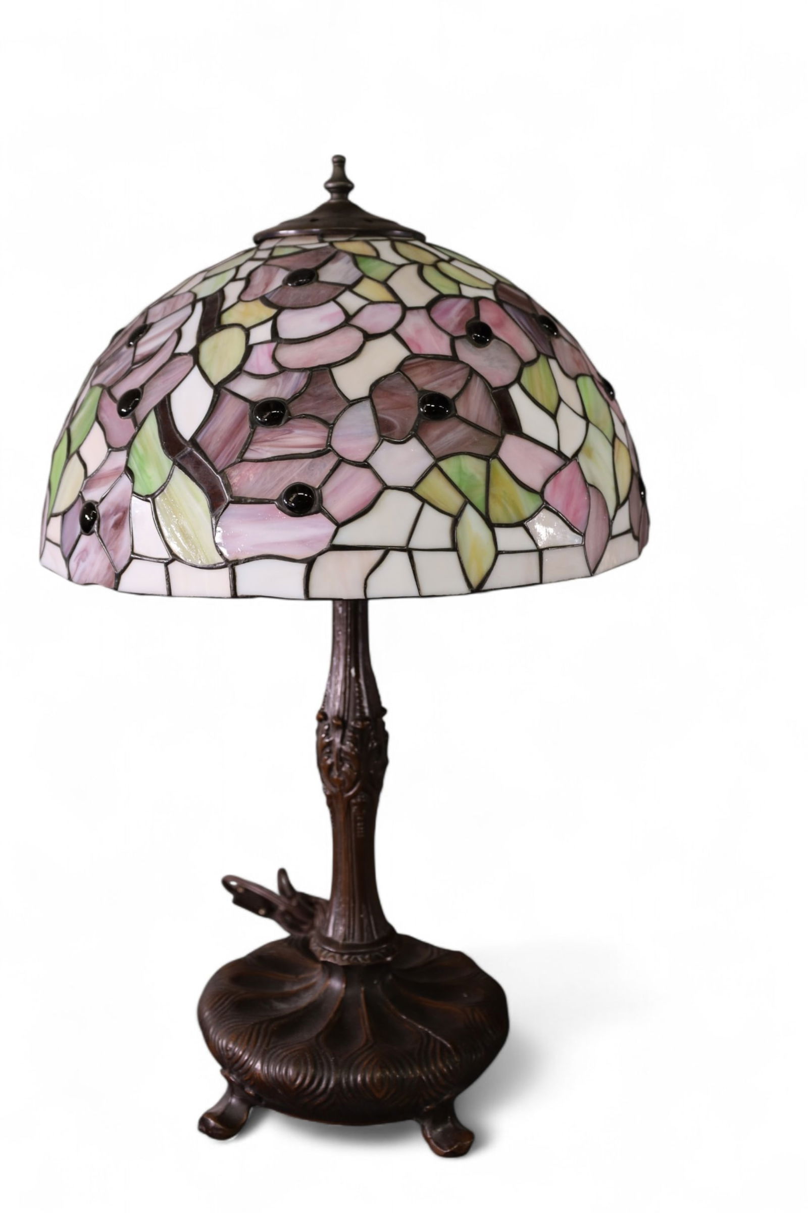 TIFFANY STYLE TABLE LAMP (1 of 3)