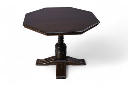1920'S OCTAGON SPANISH STYLE LAMP TABLE