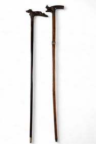 2 WALKING STICKS
