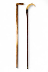 2 WALKING STICKS