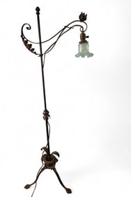 SPANISH STYLE IRON FLOOR LAMP
