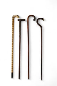 4 WALKING STICKS