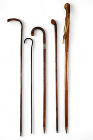 5 WALKING STICKS