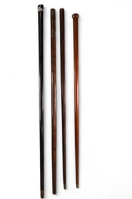 4 WALKING STICKS