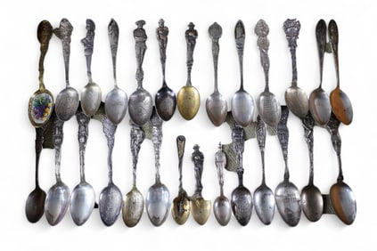 COLLECTION OF STERLING SILVER SPOONS
