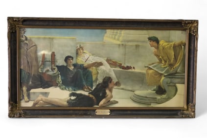 A READING FROM HOMER FRAMED PRINT