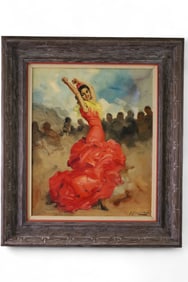 SPANISH DANCER PAINTING