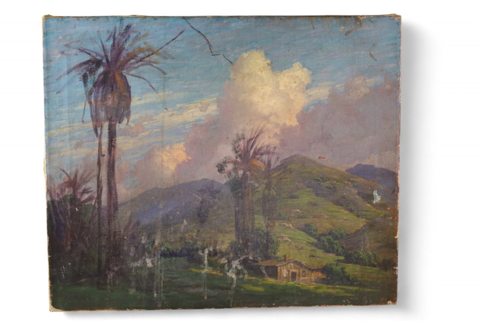 PAUL GRIMM DESERT LANDSCAPE PAINTING (1 of 4)