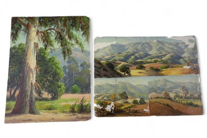 UNFRAMED PAUL GRIMM PAINTINGS