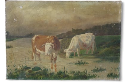 PASTORAL SCENE PAINTING