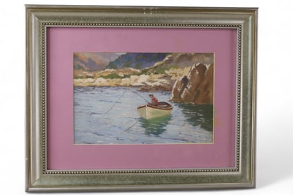 CATALINA ISLAND OIL PAINTING