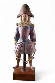 ITALIAN CARVED WOOD FIGURE