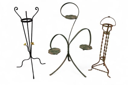 3 PLANT STANDS