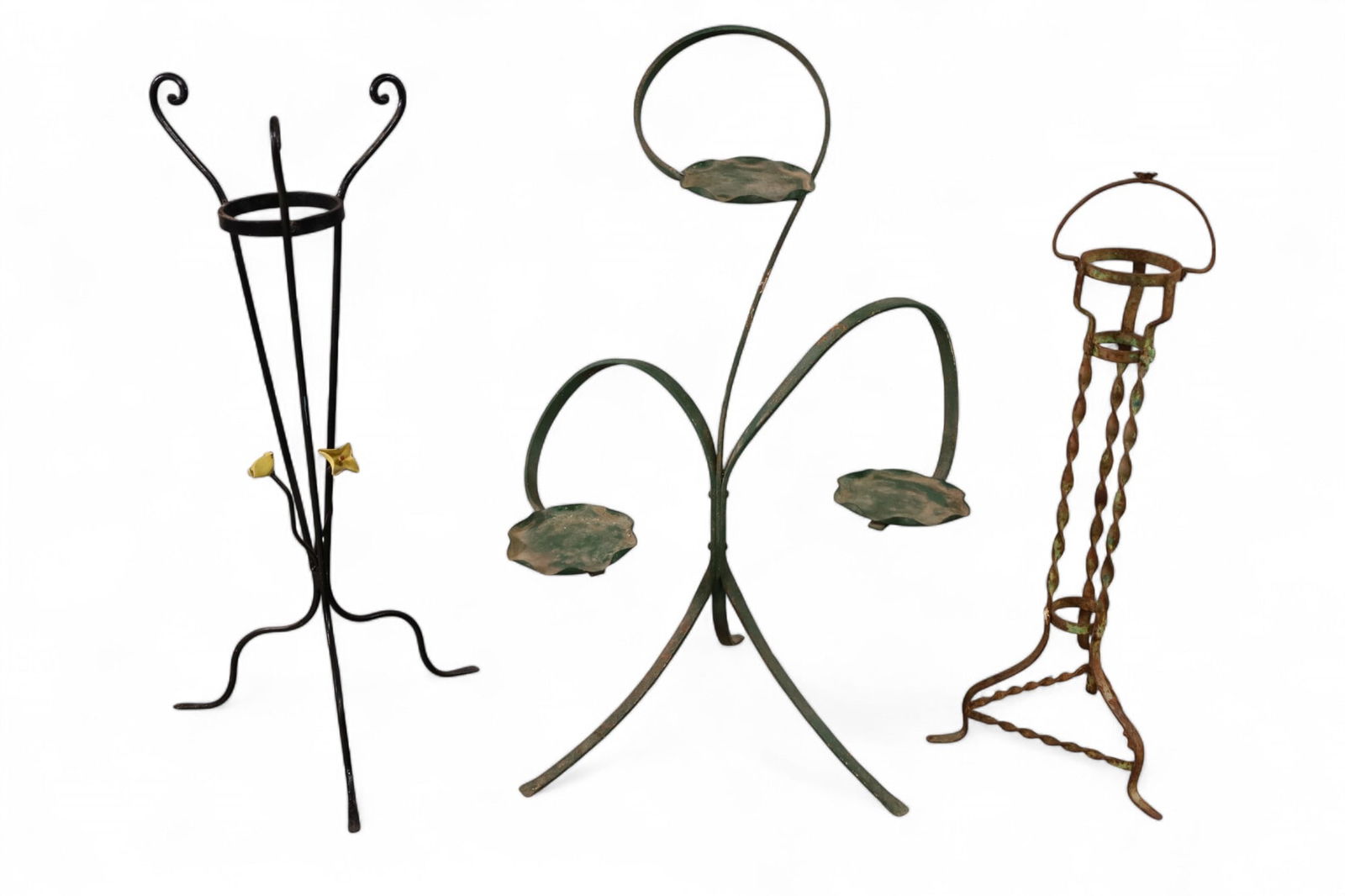 3 PLANT STANDS (1 of 4)