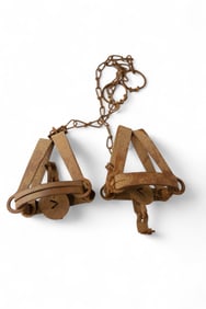 PAIR OF VINTAGE VICTOR TRAPS