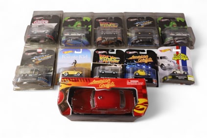 11 "MOVIE" HOT WHEELS