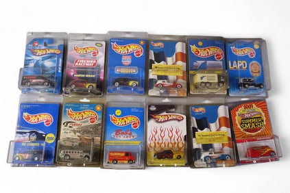 12 COLLECTORS EDITION HOT WHEELS